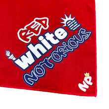 Load image into Gallery viewer, Red, White &amp; Notorious Bandana
