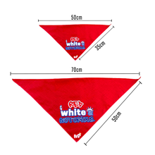 Load image into Gallery viewer, Red, White &amp; Notorious Bandana
